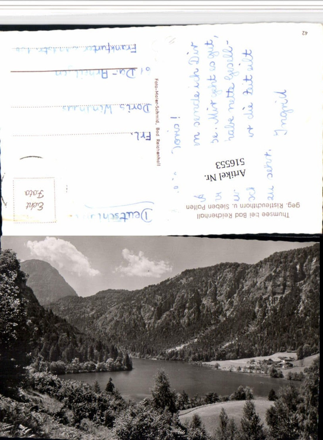 516553,Thumsee See b. Bad Reichenhall geg. Ristfeuchthorn