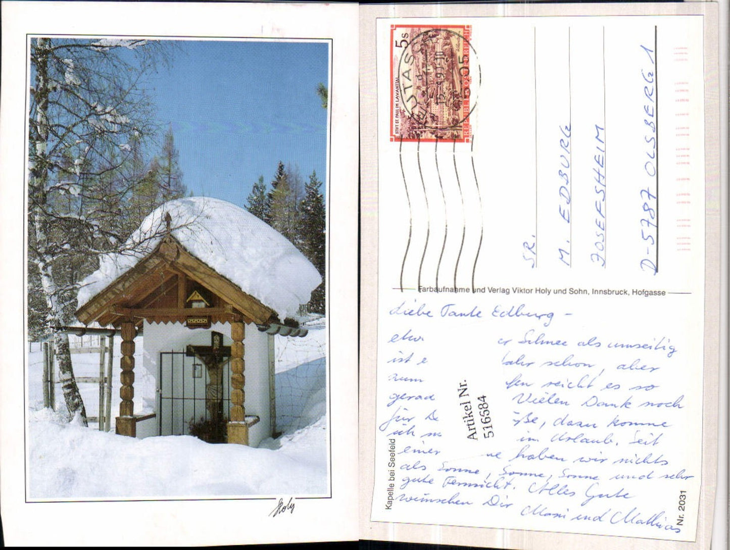 Alte Ansichtskarte – Old Postcard