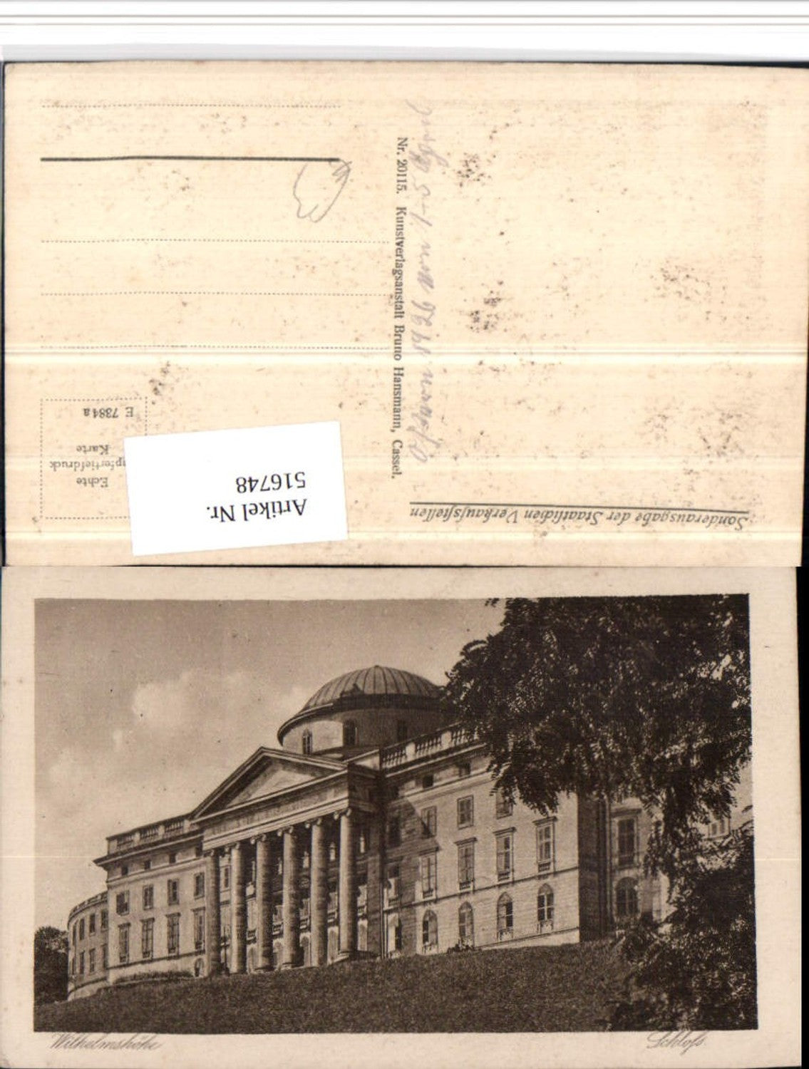 516748,Kassel Wilhelmshöhe Schloss