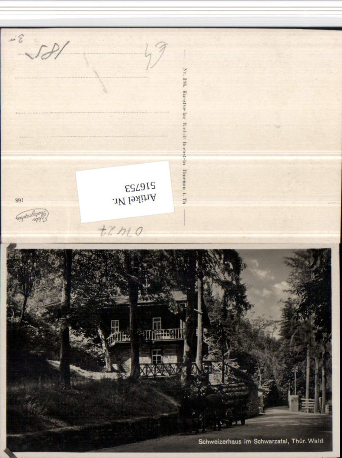 516753,Schweizerhaus im Schwarzatal b. Schwarzburg