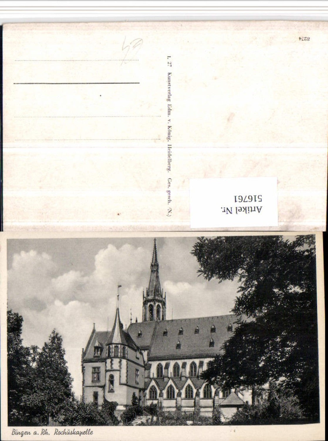 516761,Bingen am Rhein Rochuskapelle Kirche
