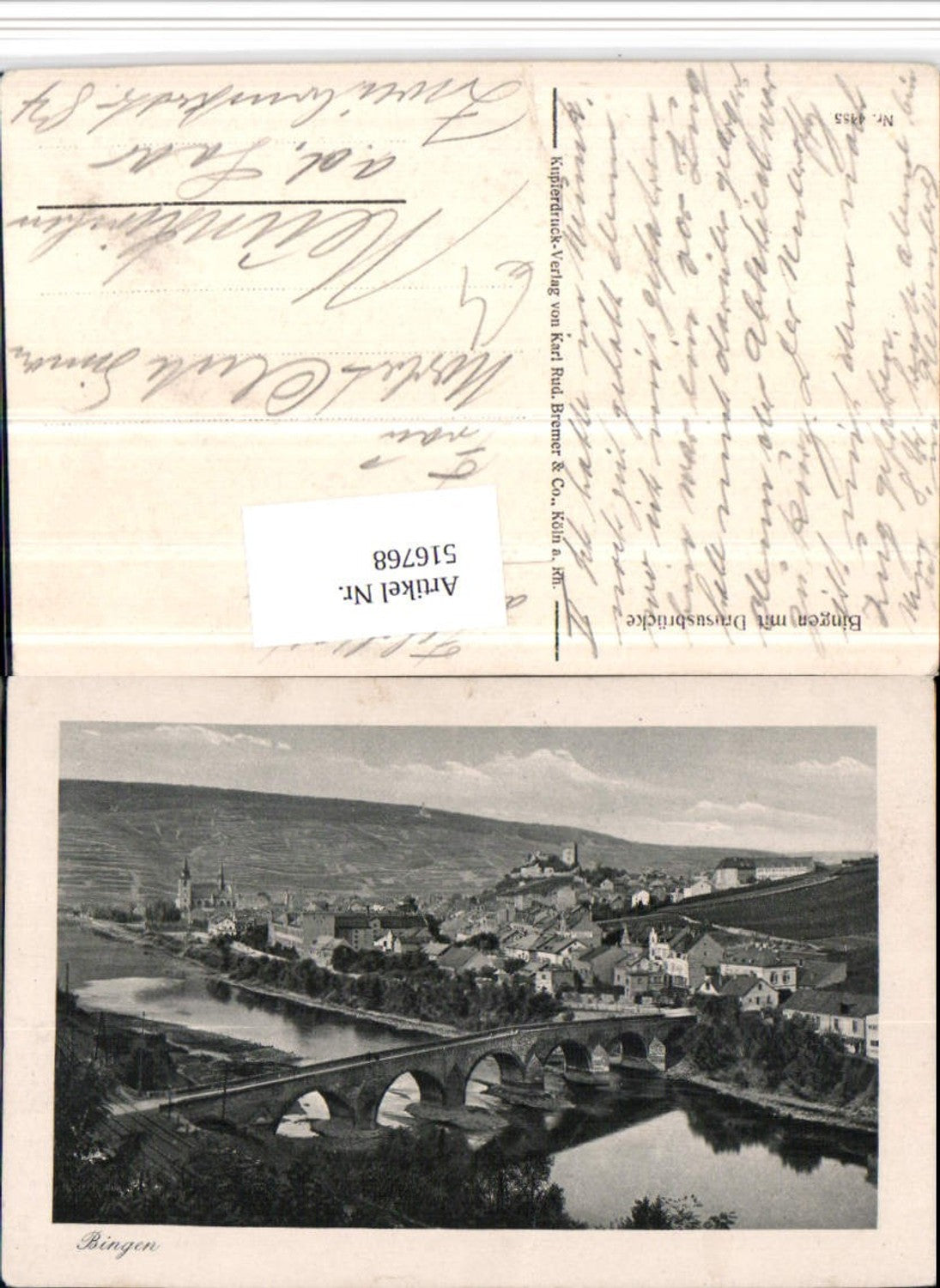 516768,Bingen am Rhein Totale Drususbrücke Brücke