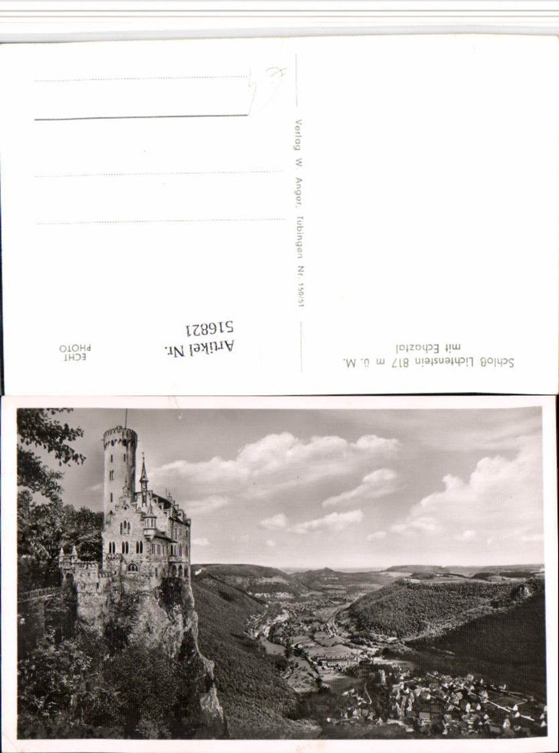 516821,Schloss Lichtenstein b. Honau m. Echaztal Totale