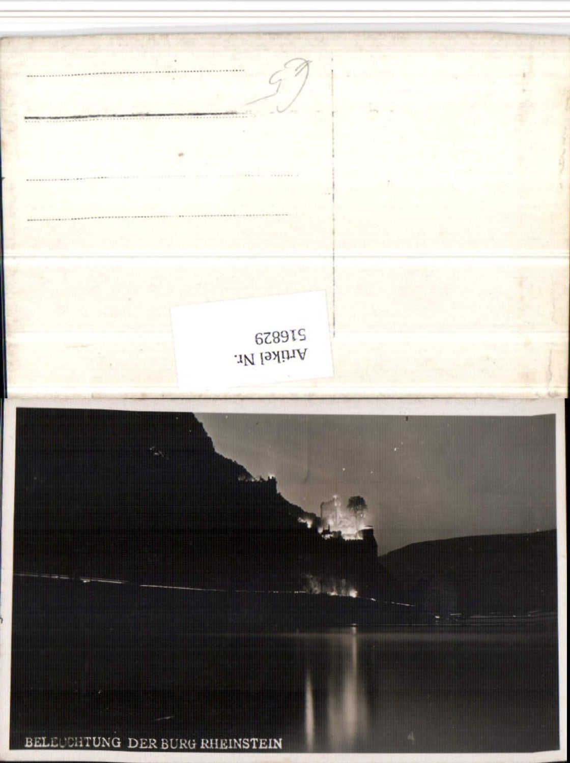 516829,Burg Rheinstein b. Trechtingshausen Beleuchtung