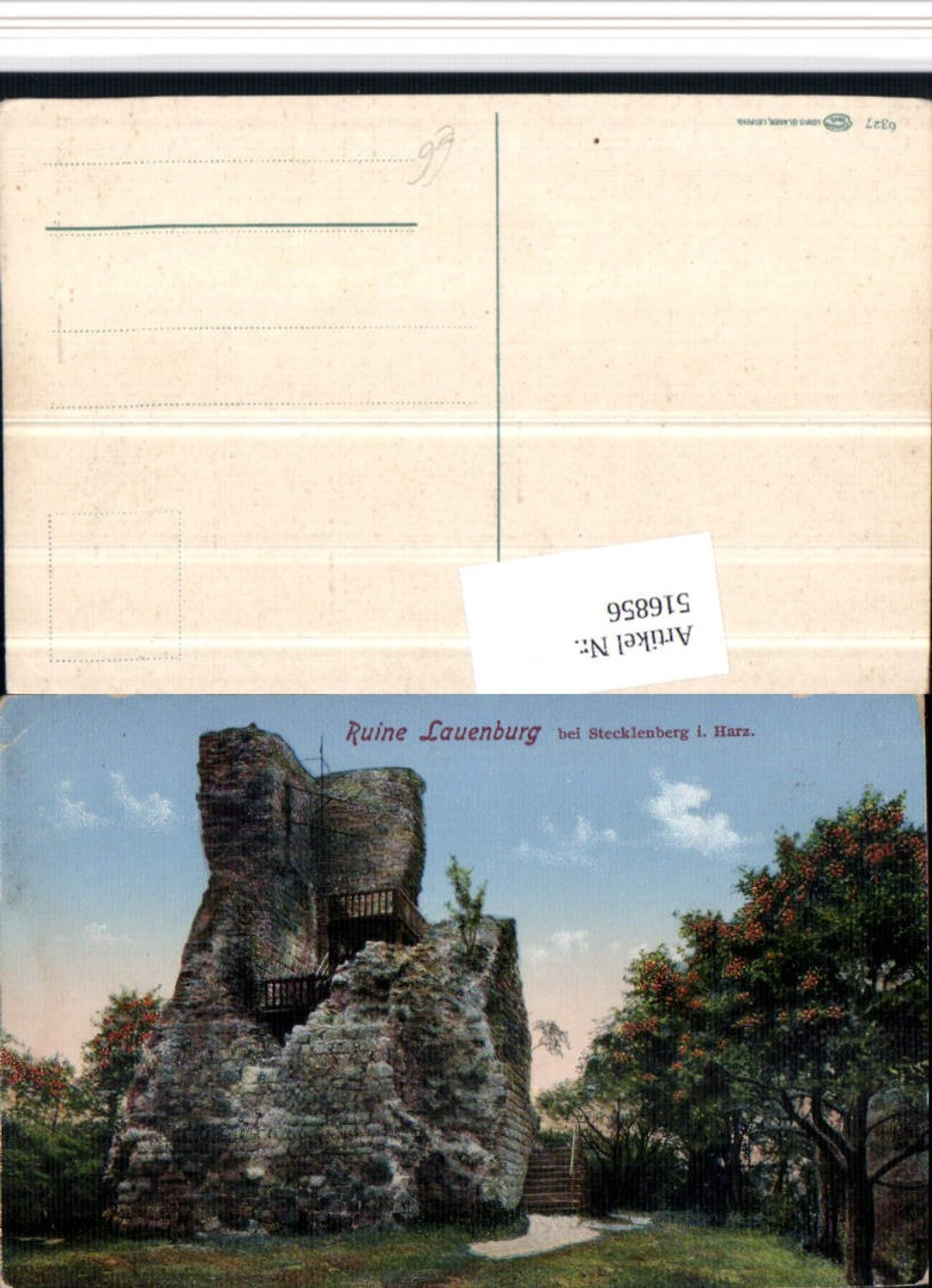 516856,Ruine Lauenburg b. Stecklenberg im Harz