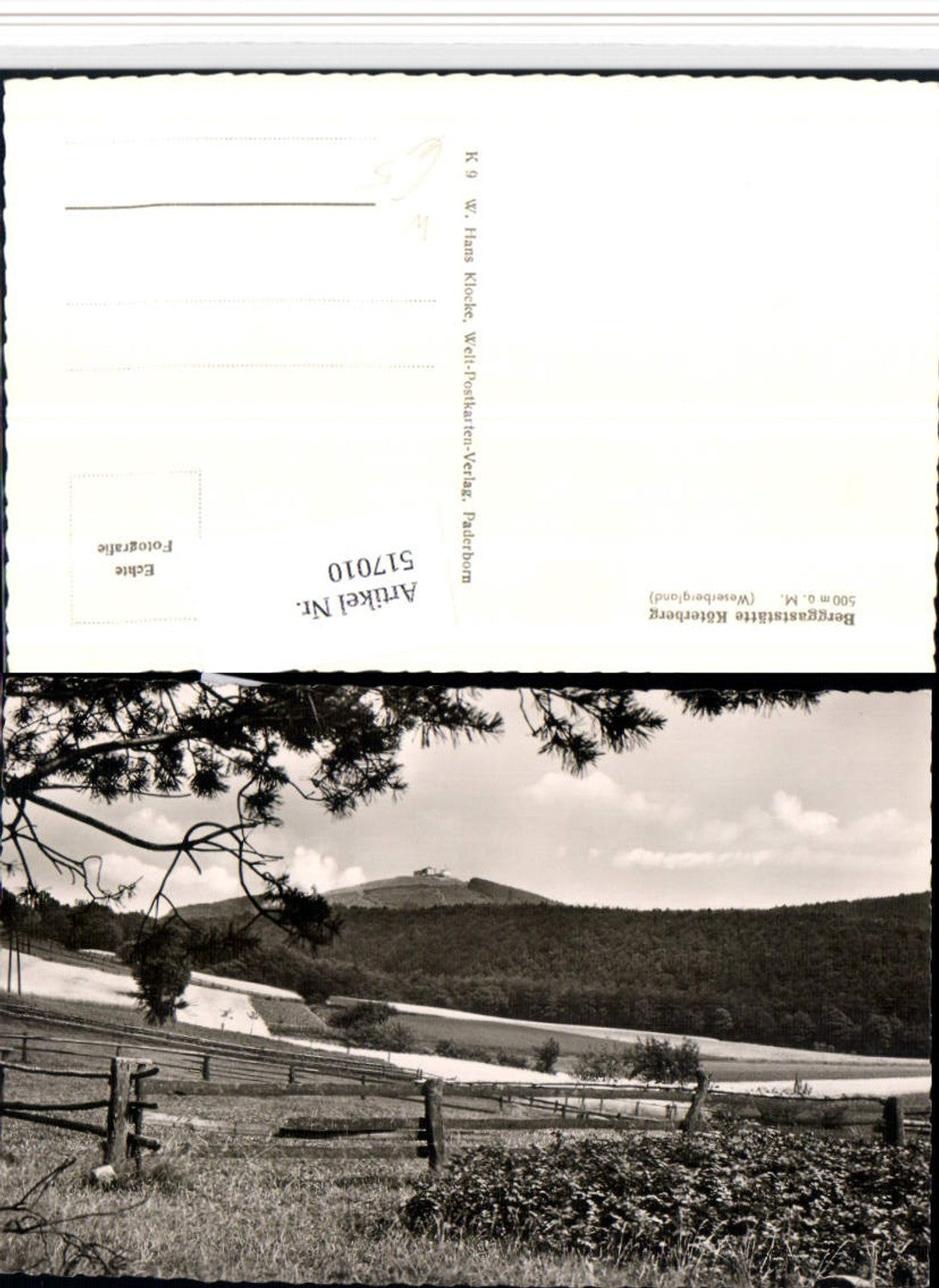 517010,Köterberg im Weserbergland b. Lügde Landschaft