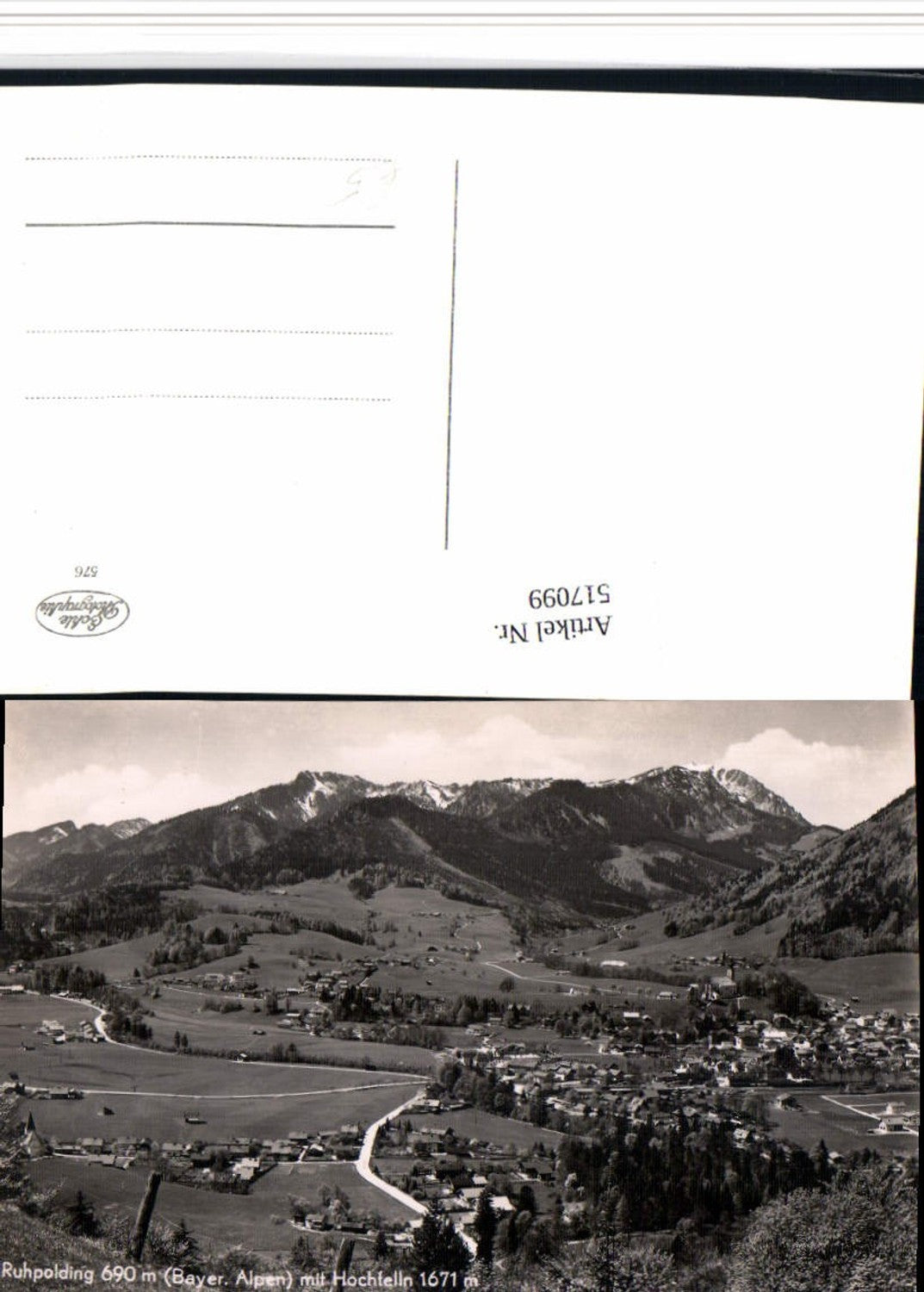517099,Ruhpolding Totale m. Hochfelln Bergkulisse