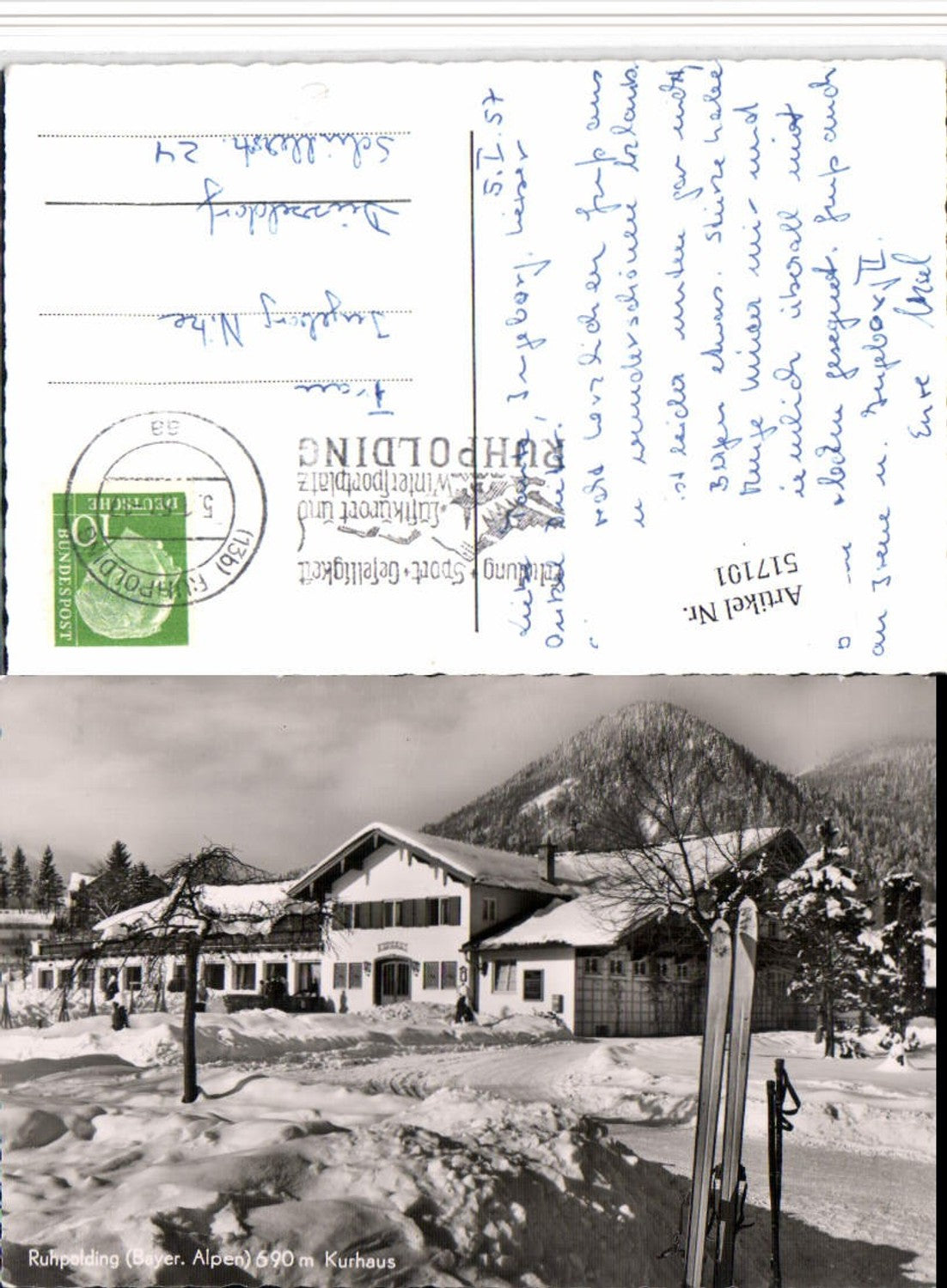 517101, Ruhpolding Kurhaus Winterbild