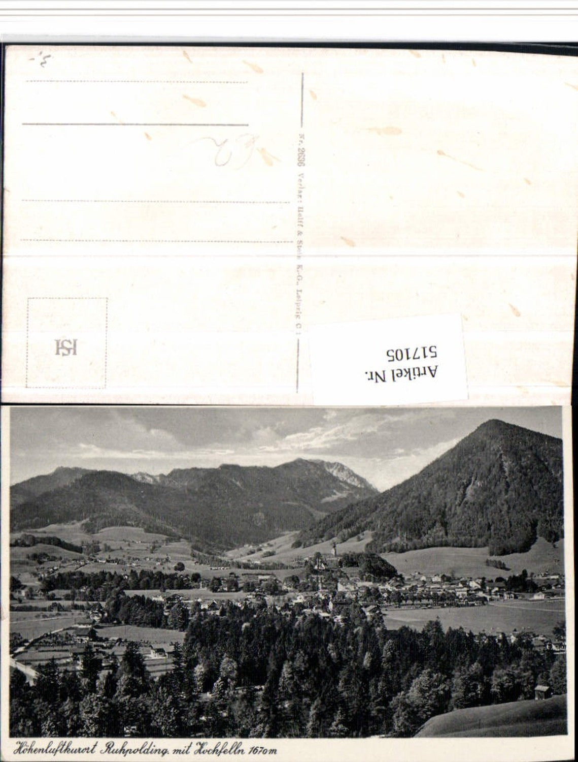 517105,Ruhpolding Totale m. Hochfelln Bergkulisse