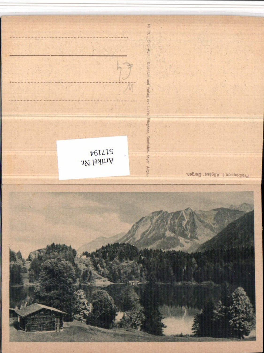 517194,Freibergsee See b. Oberstdorf im Allgäu Bergkulisse