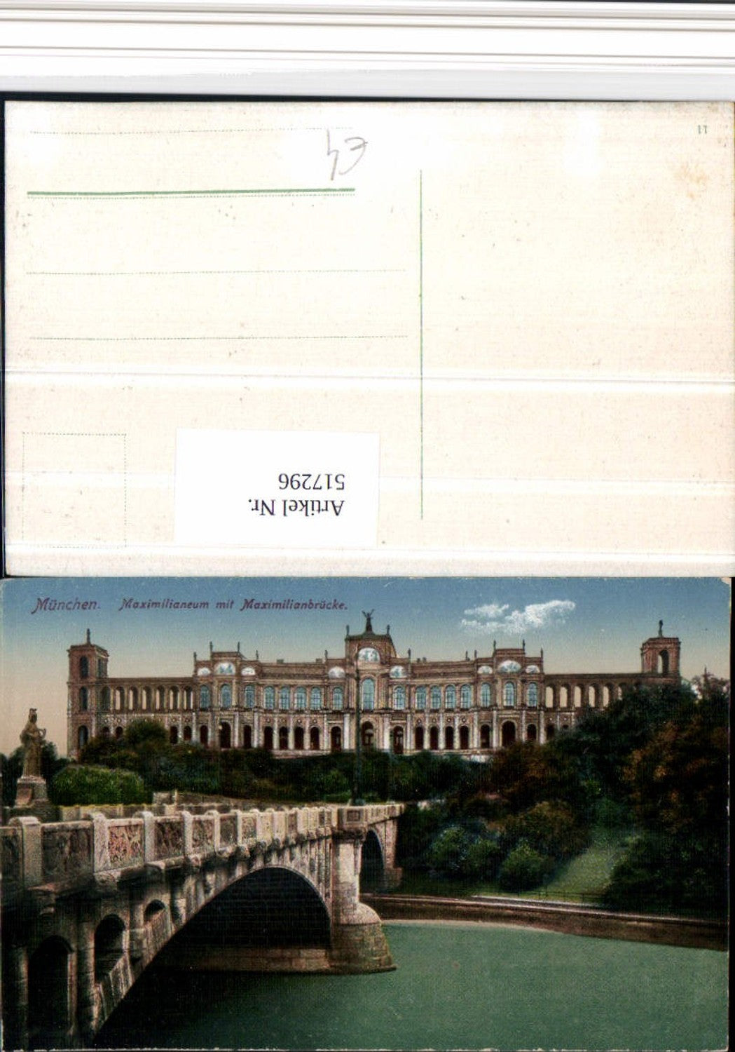 517296, Munich Maximilianeum with Maximilian Bridge