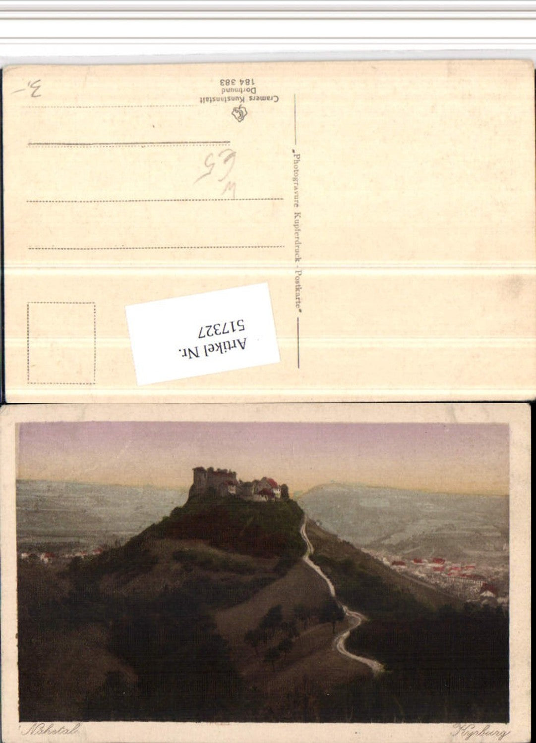 517327,Nahetal Kyrburg Burg b. Kirn