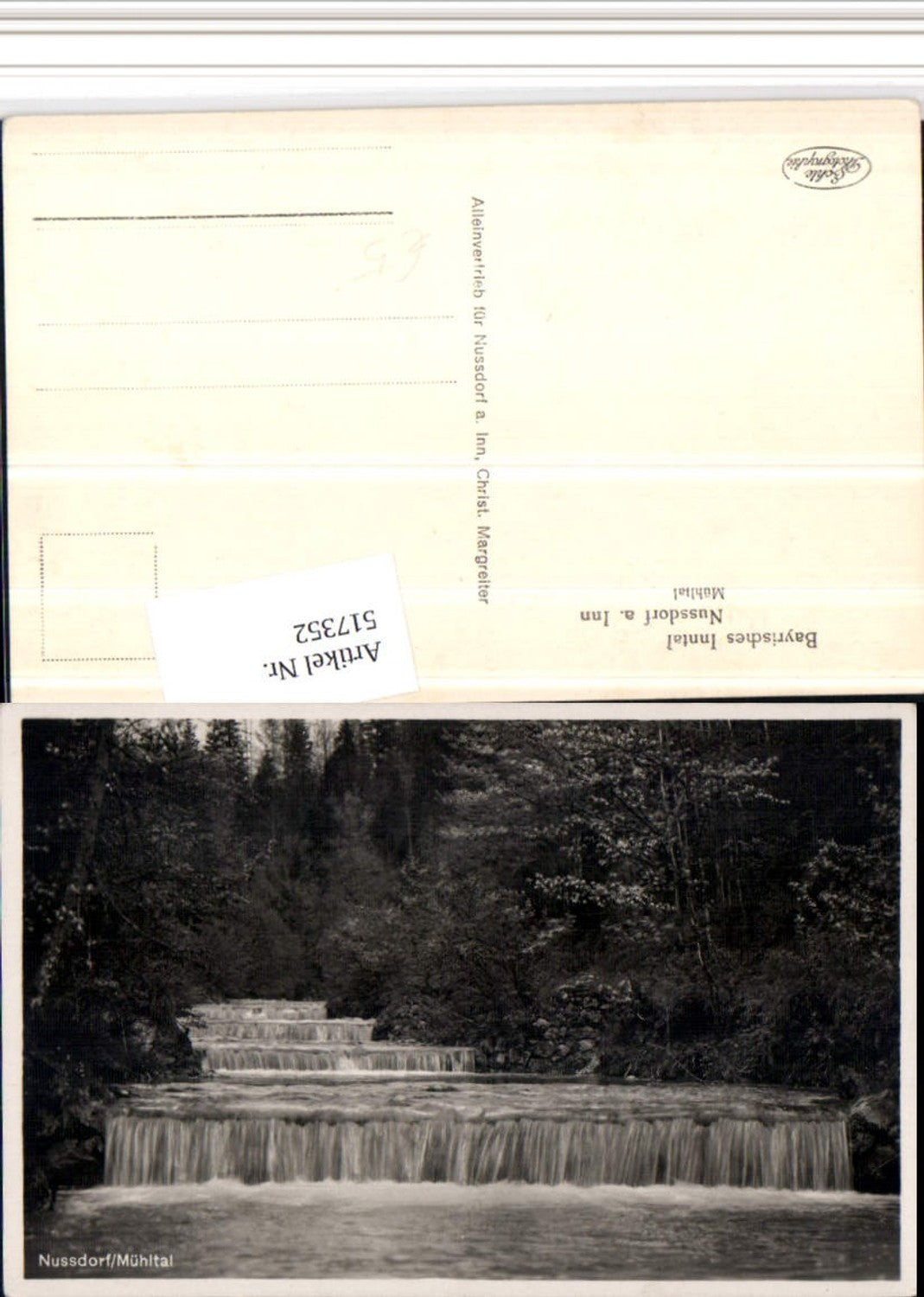 517352, Nussdorf Nußdorf am Inn Mühltal Waterfall