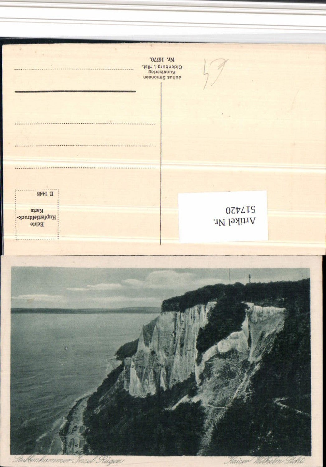 517420,Insel Rügen Stubbenkammer Kaiser Wilhelm Sicht Klippe Steilküste