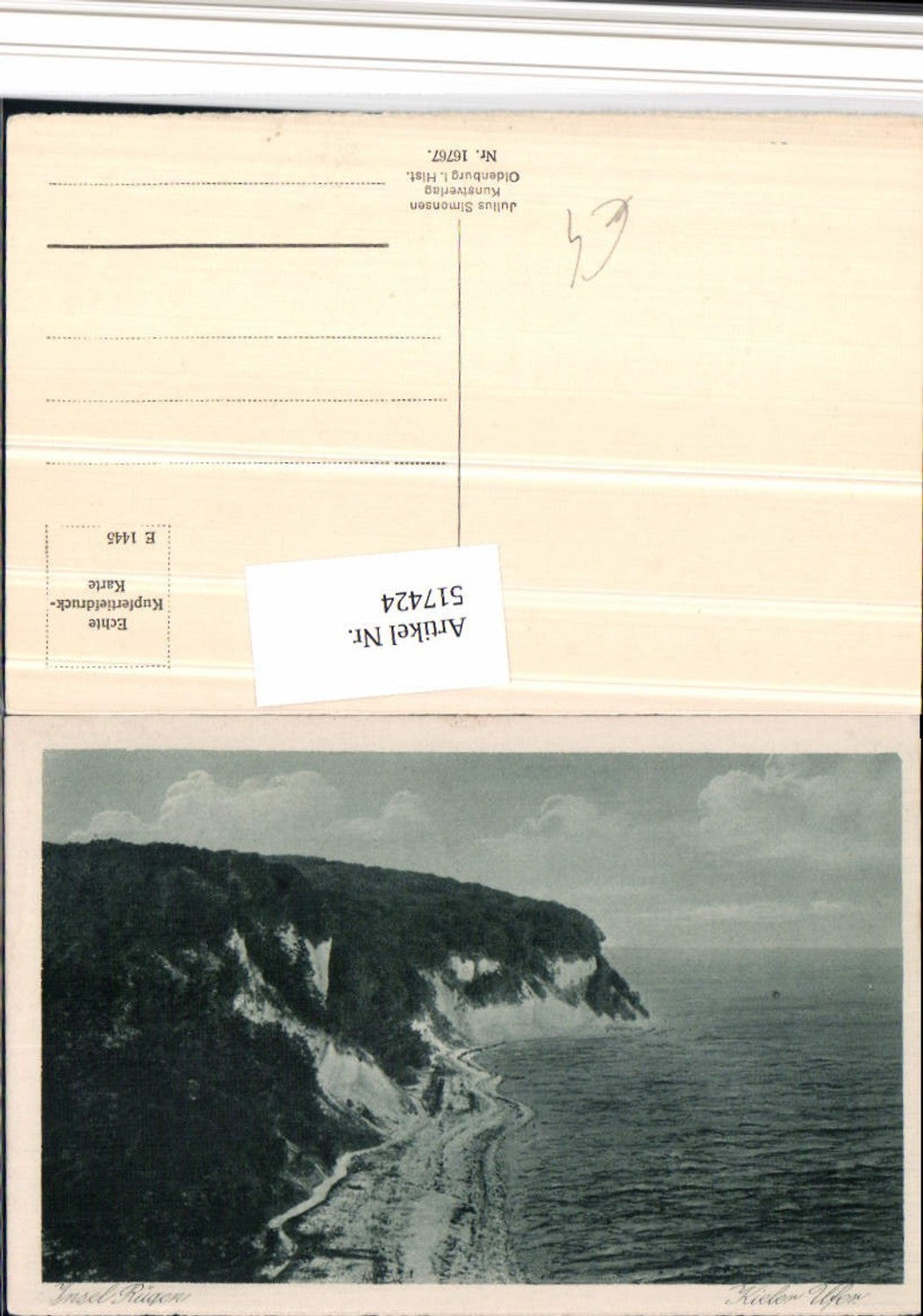 517424,Insel Rügen Kieler Ufer Steilküste Küste