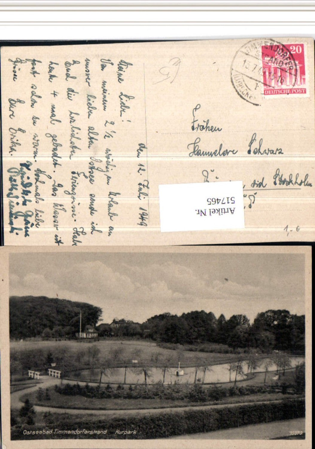 Alte Ansichtskarte – Old Postcard