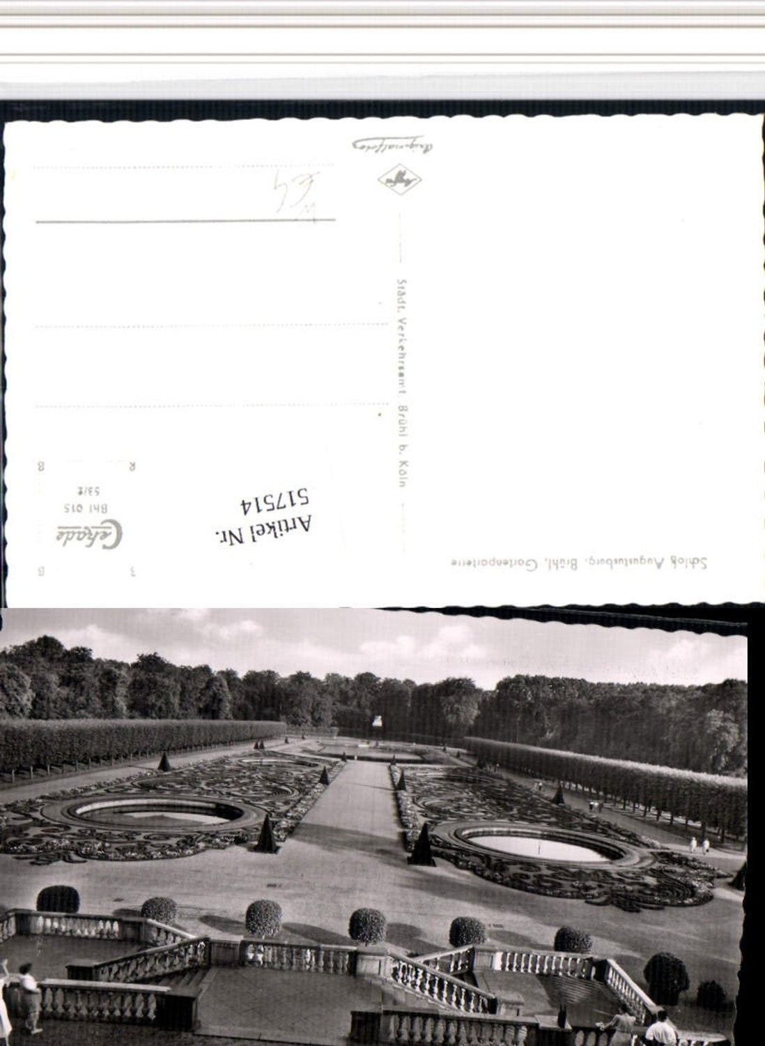 517514,Brühl Schloss Augustusburg Gartenparterre