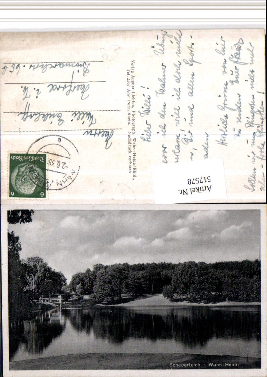 517578,Köln Wahnheide Scheuerteich Teich Partie