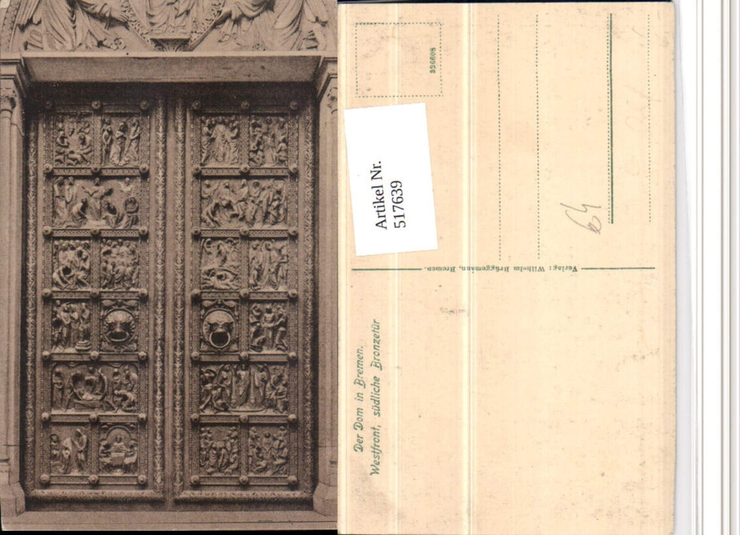 517639, Bremen Cathedral Church Bronze Door Portal