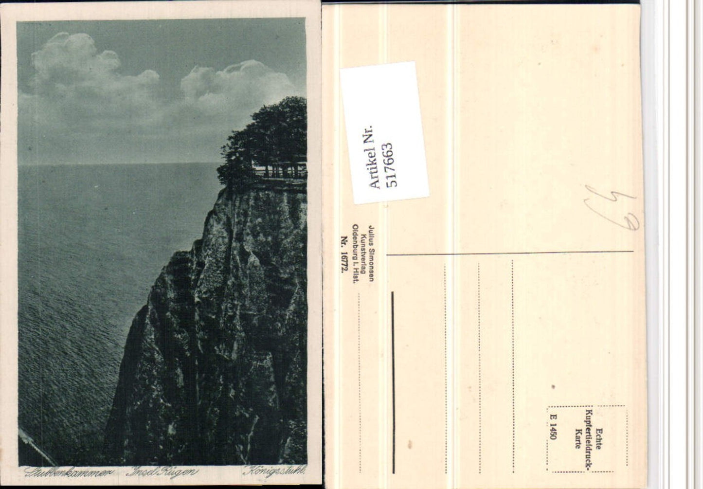 517663,Insel Rügen Stubbenkammer Königsstuhl Steilküste Klippe