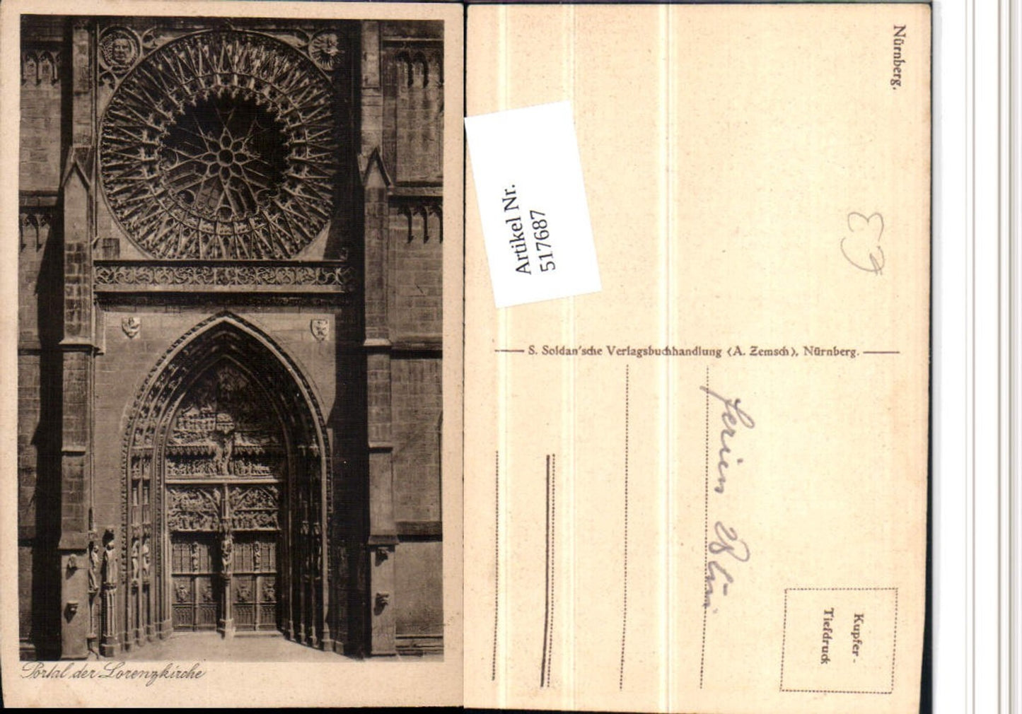 517687, Nuremberg St. Lorenz Church Portal