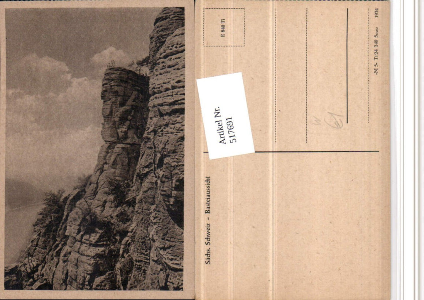 517691,Sächsische Schweiz Basteiaussicht b. Rathen Klippe