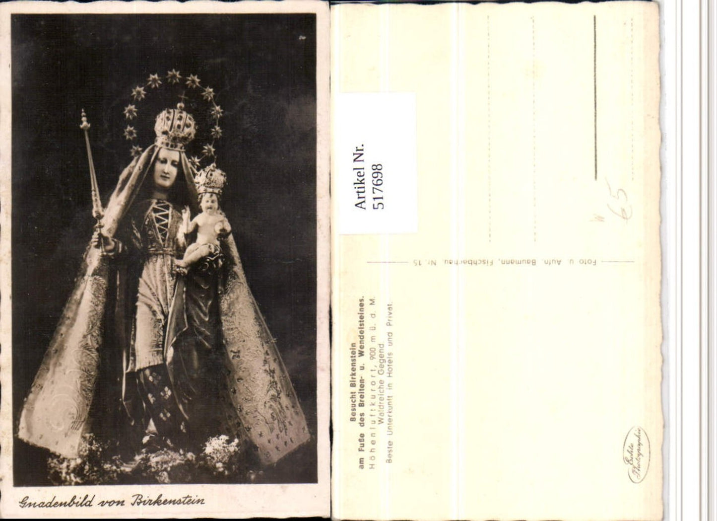 517698, Birkenstein near Fischbachau, image of grace
