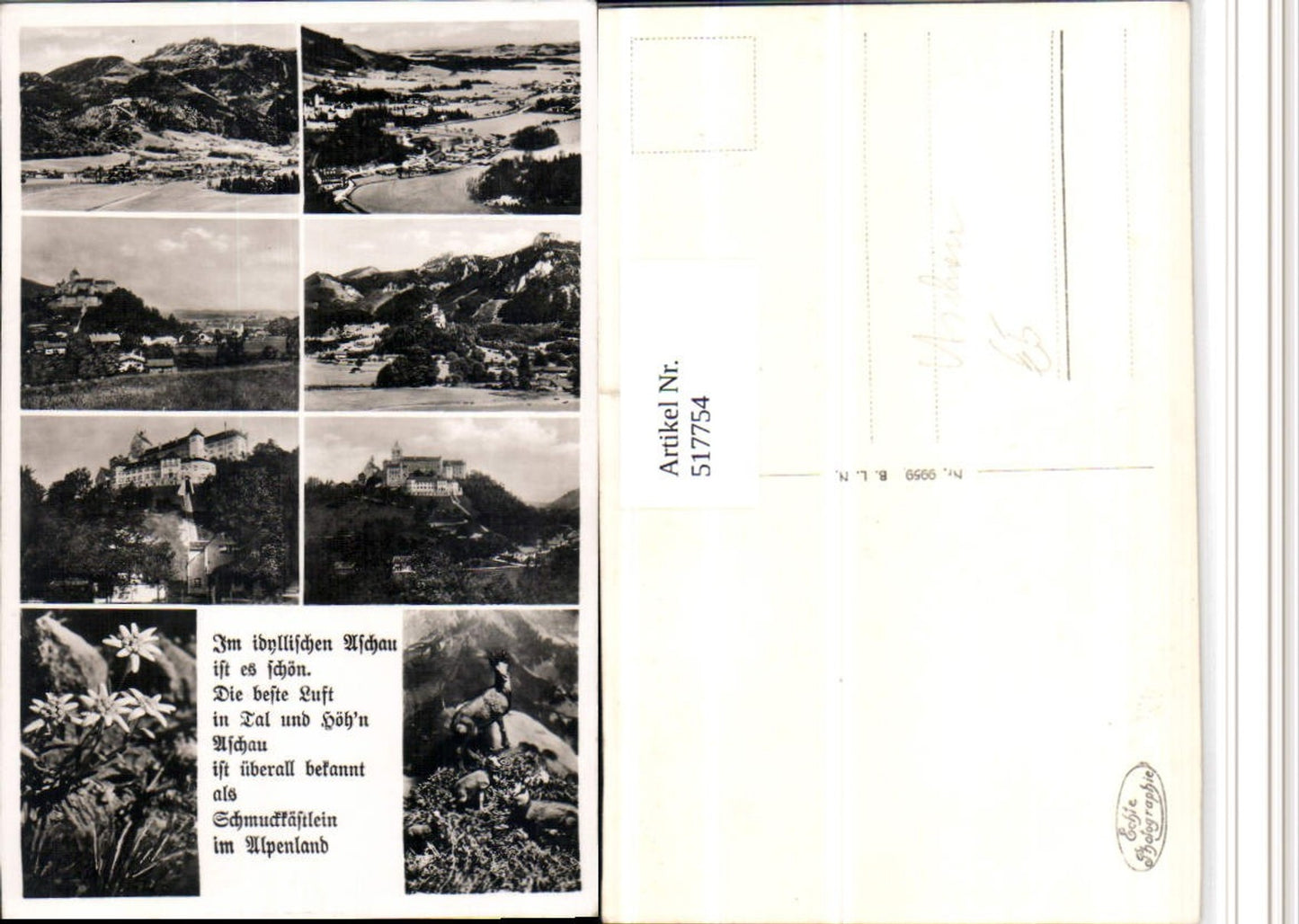 517754,Aschau im Chiemgau Totale Schloss Mehrbildkarte