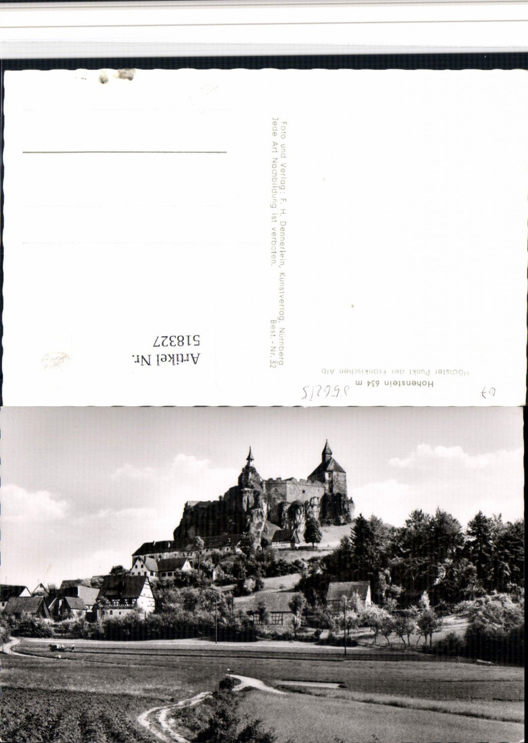 518327, Hohenstein b. Kirchensittenbach Castle