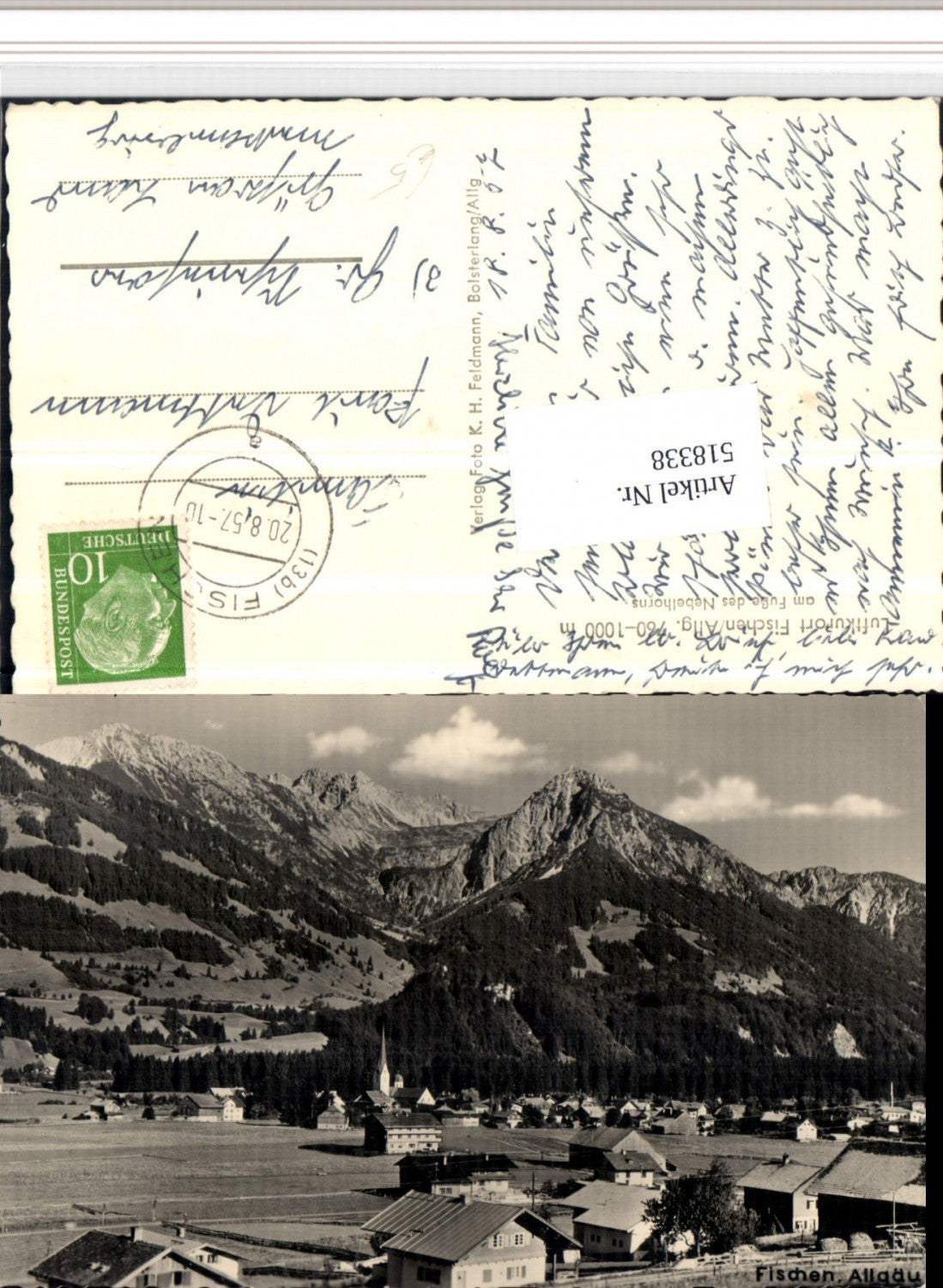 518338,Fischen im Allgäu Totale m. Nebelhorn Bergkulisse