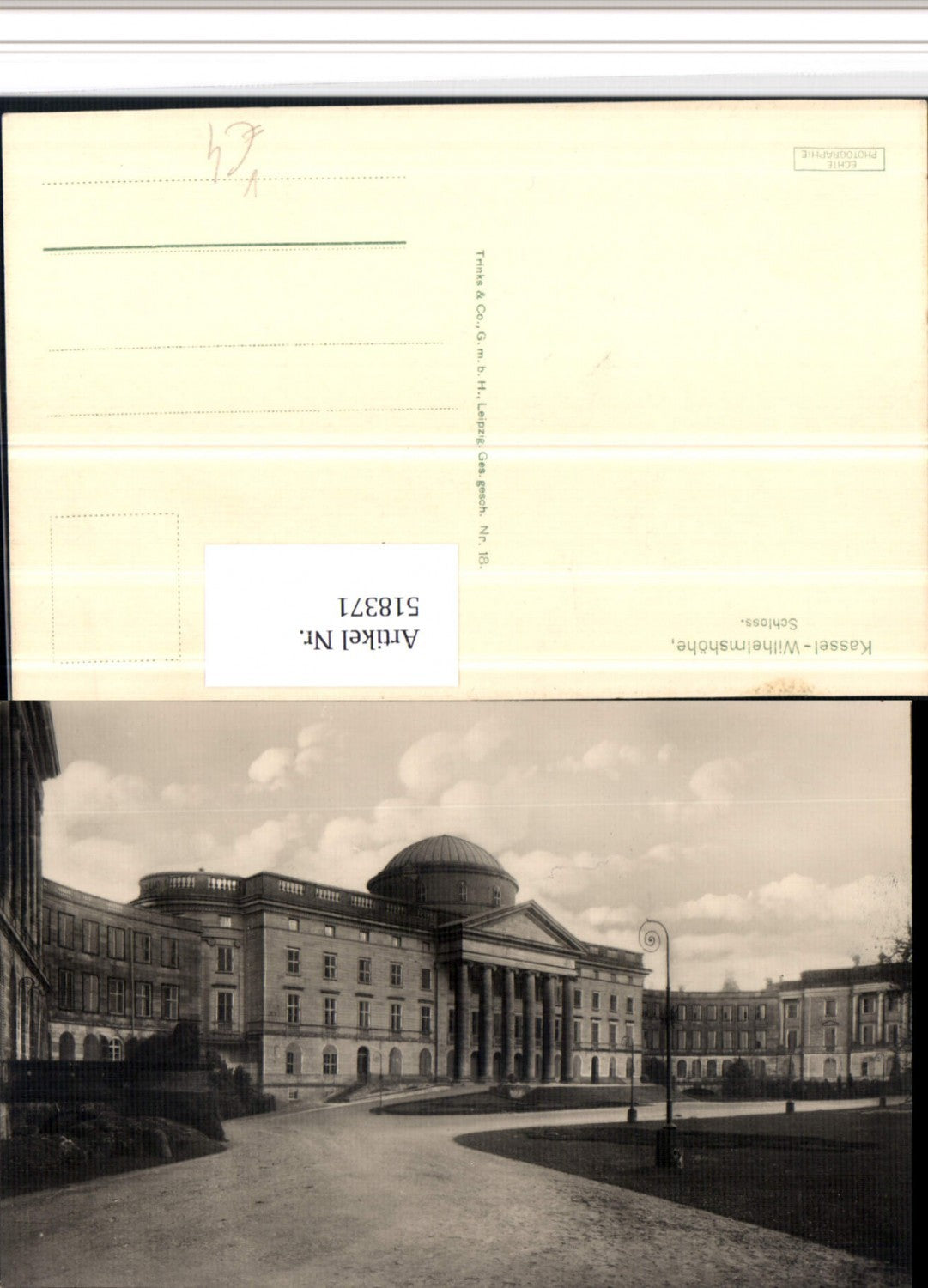 518371,Kassel Wilhelmshöhe Schloss pub Trinks & Co