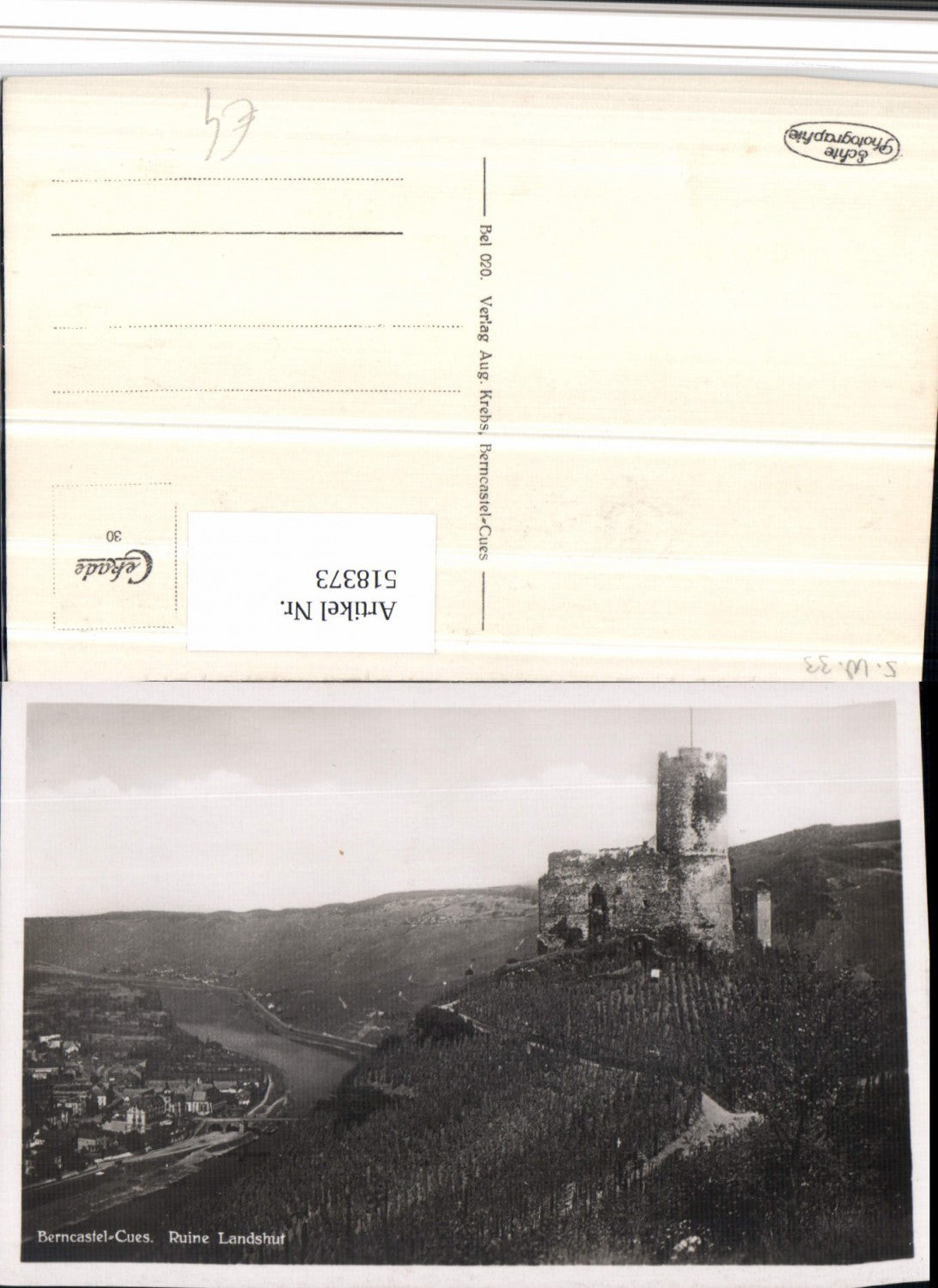 518373,Bernkastel-Kues Teilansicht Ruine Landshut