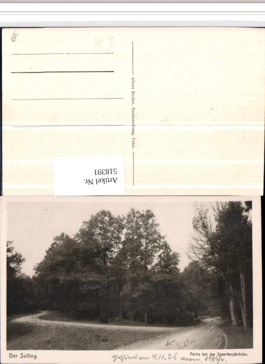 518391,Der Solling Partie bei der Speerberg-Brücke Wegpartie