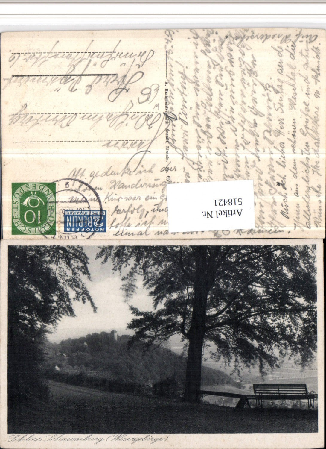 518421,Schloss Burg Schaumburg im Wesergebirge b. Rinteln