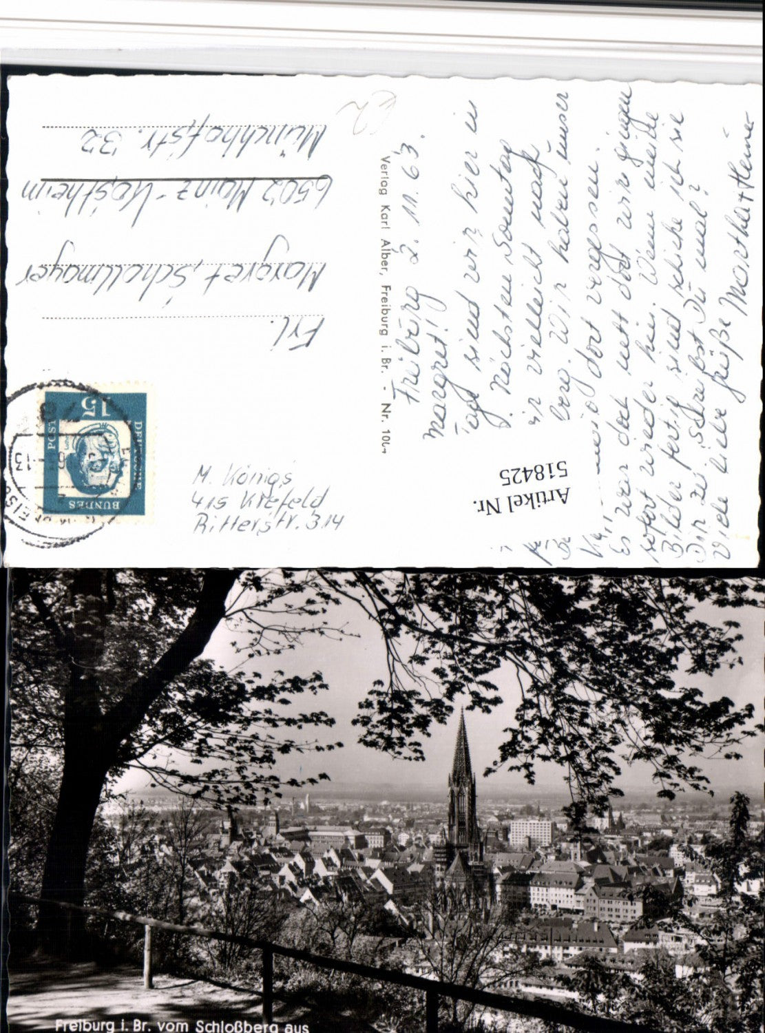 518425, Freiburg im Breisgau, partial view of Schlossberg