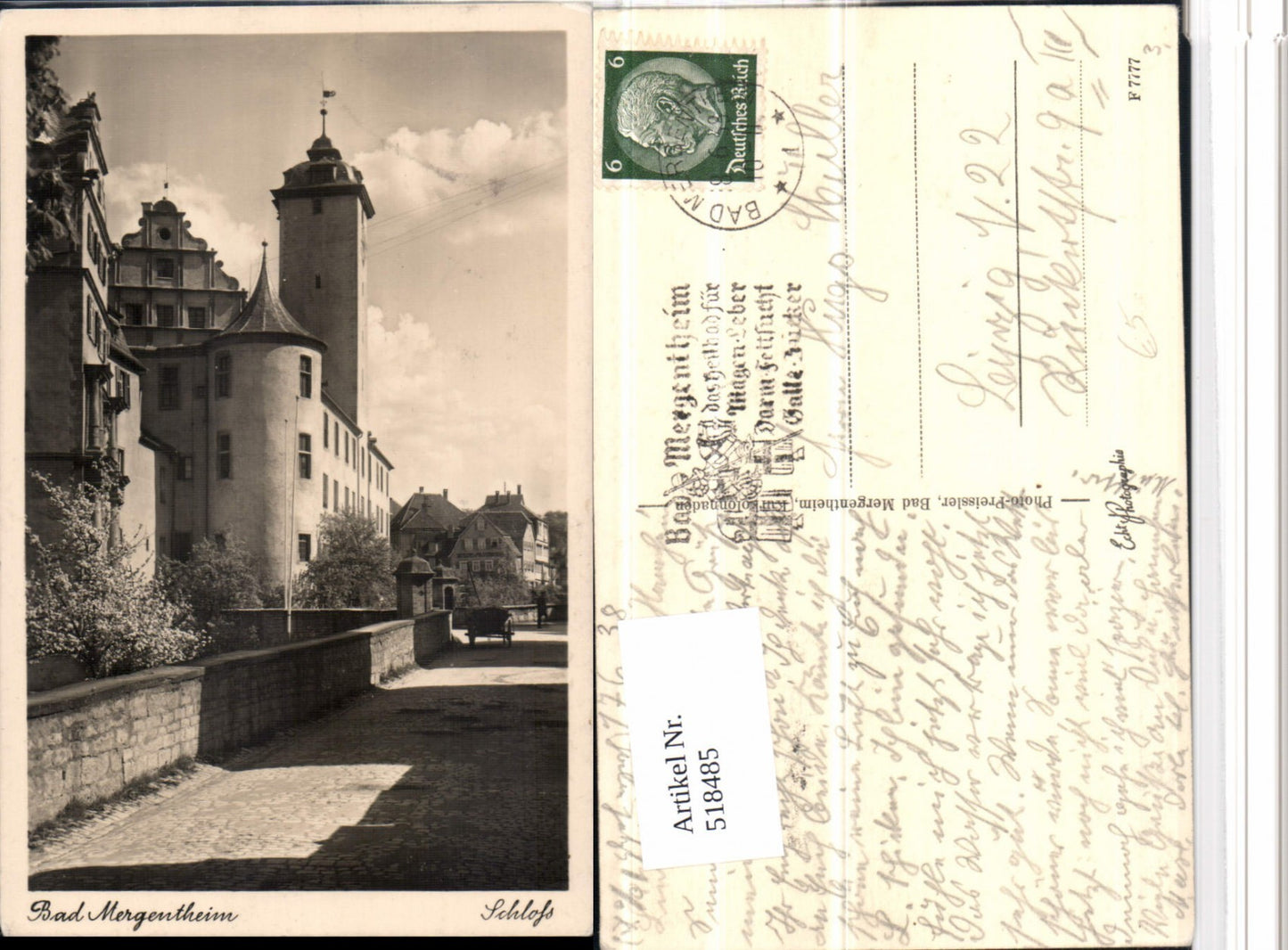 518485,Bad Mergentheim Schloss Turm