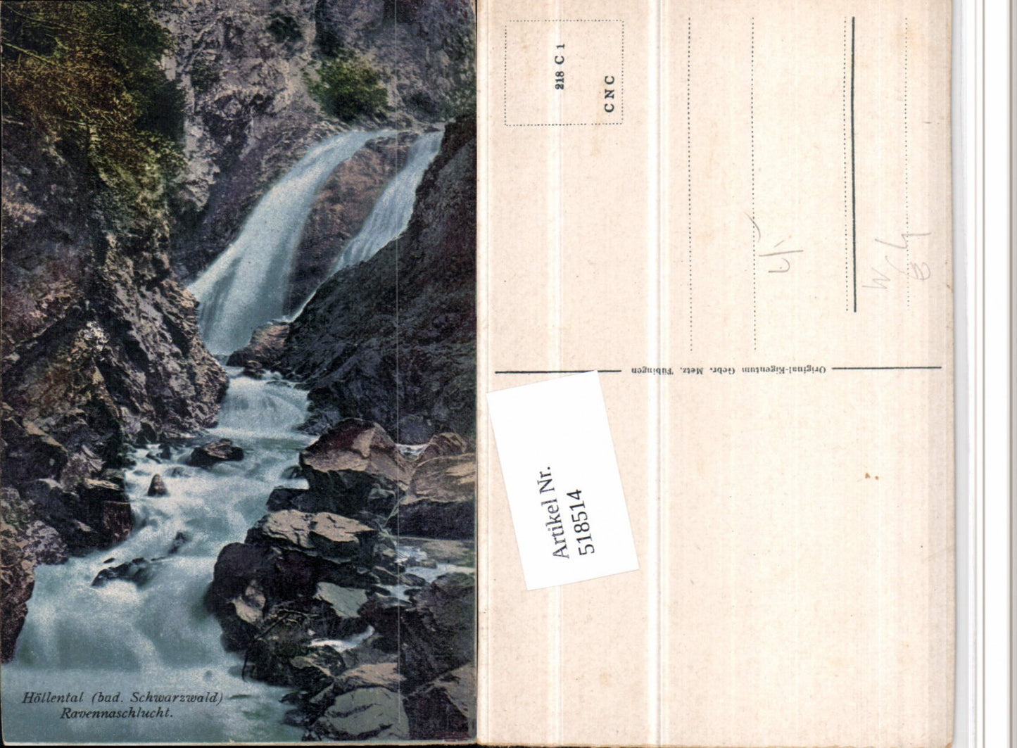 518514,Höllental im Schwarzwald b. Breitnau Ravennaschlucht Wasserfall