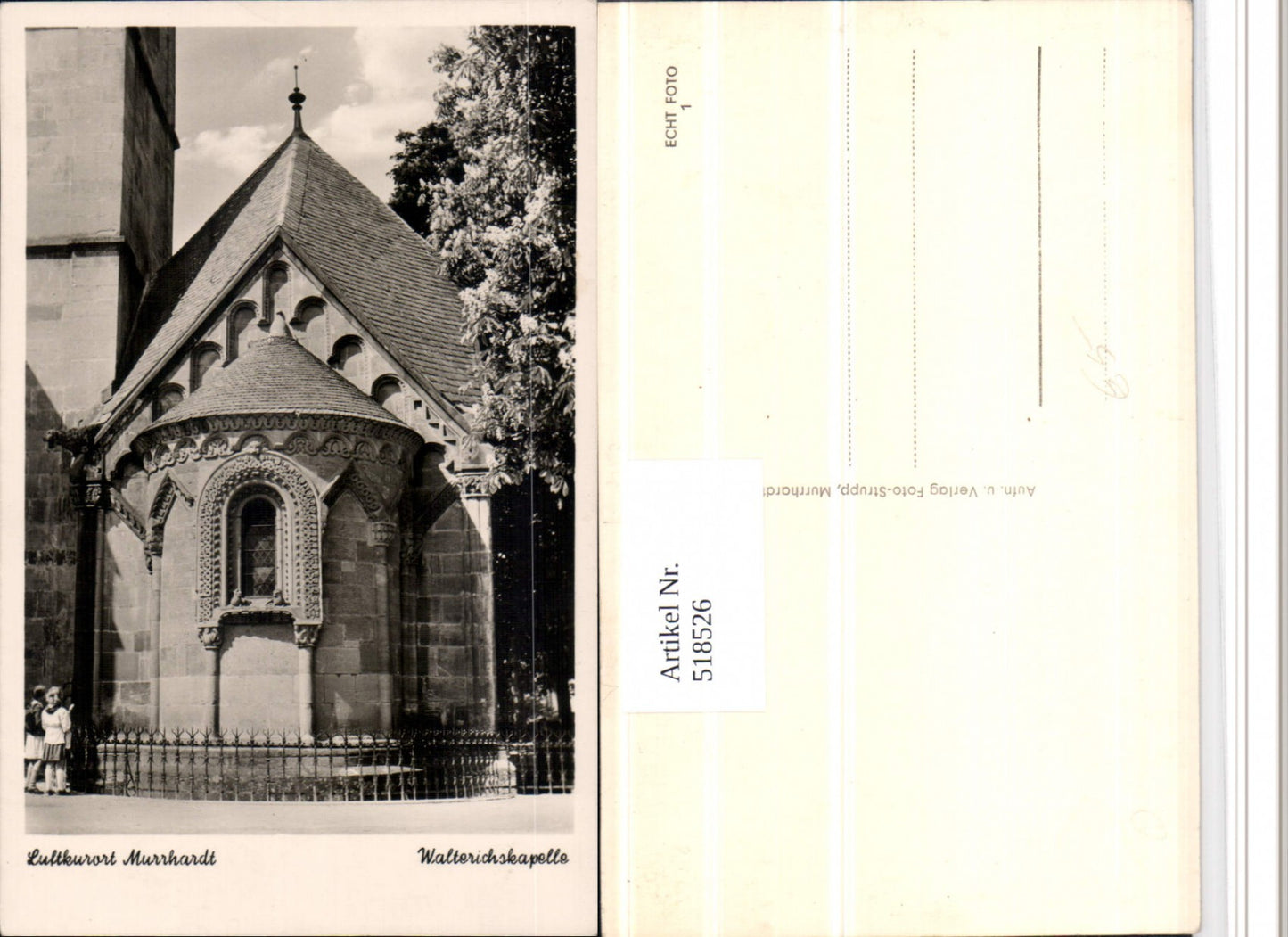 518526,Murrhardt Walterichskapelle Kapelle