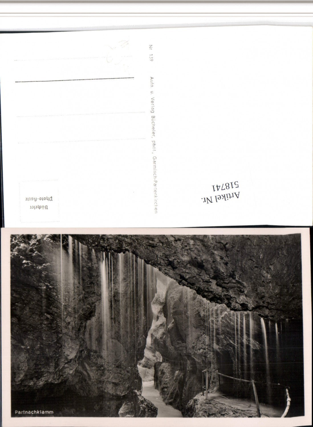 518741,Partnachklamm Klamm b. Garmisch Wasserfall