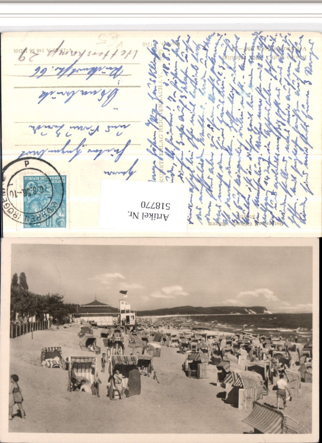 518770,Rügen Ostseebad Göhren Strand Strandleben pub VEB