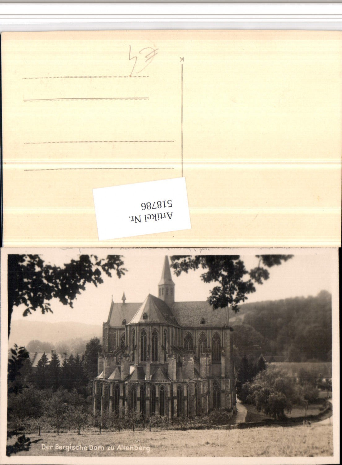 518786,Bergische Dom Kirche zu Altenberg b. Odenthal