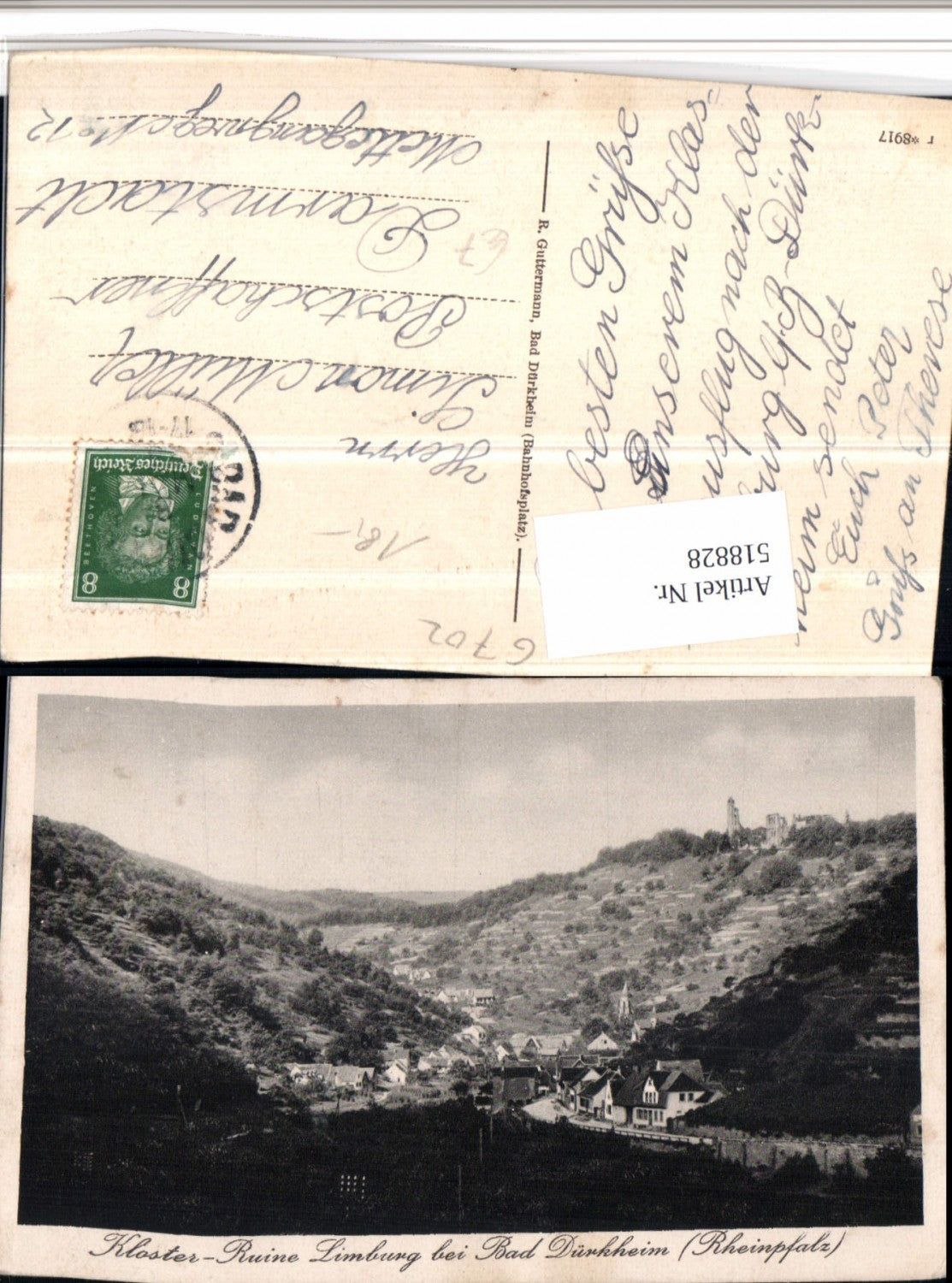 518828,Kloster Ruine Limburg b. Bad Dürkheim