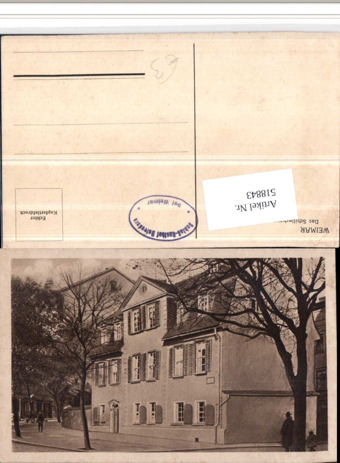 518843,Weimar Schillerhaus Gebäude