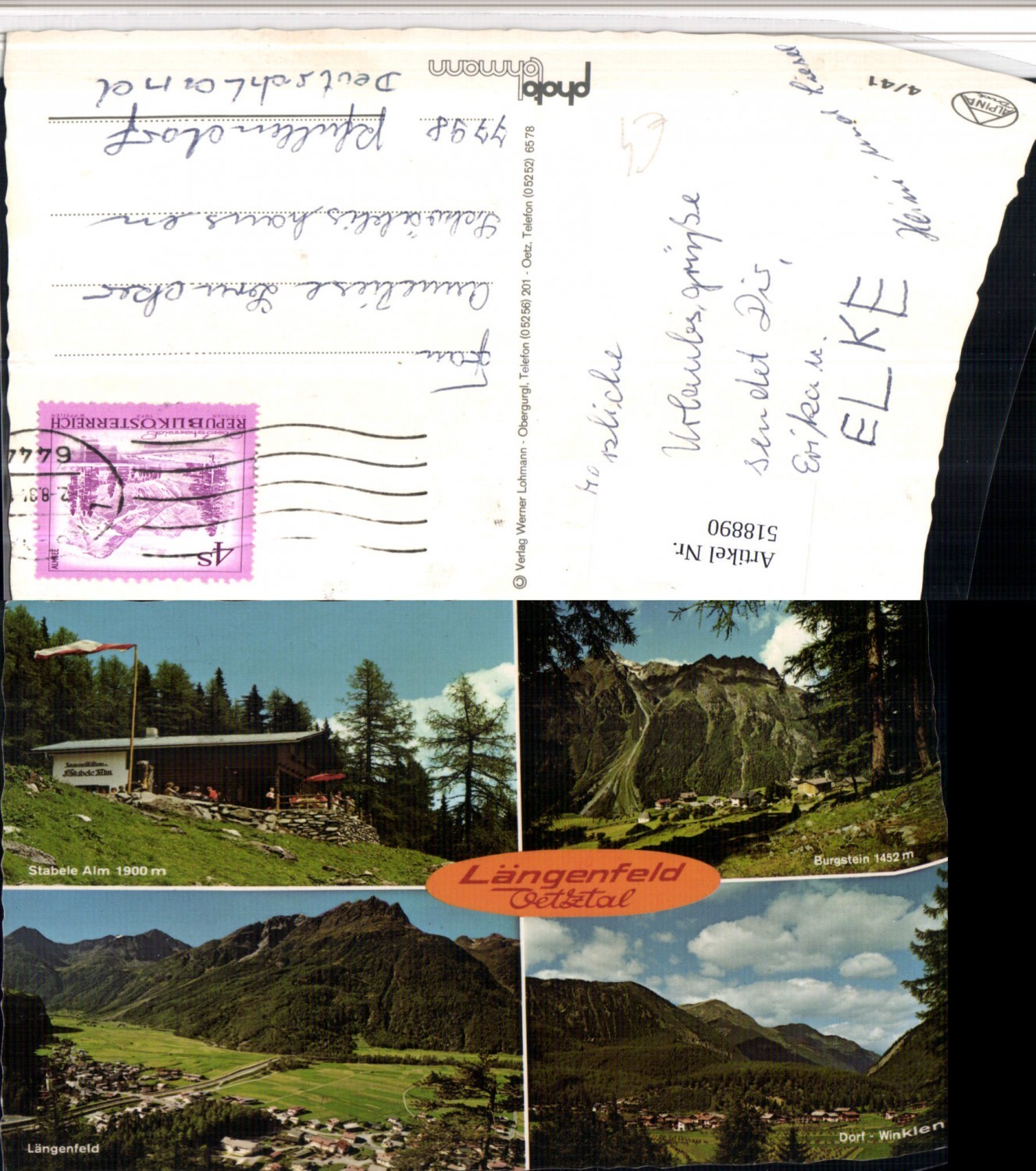 Alte Ansichtskarte – Old Postcard