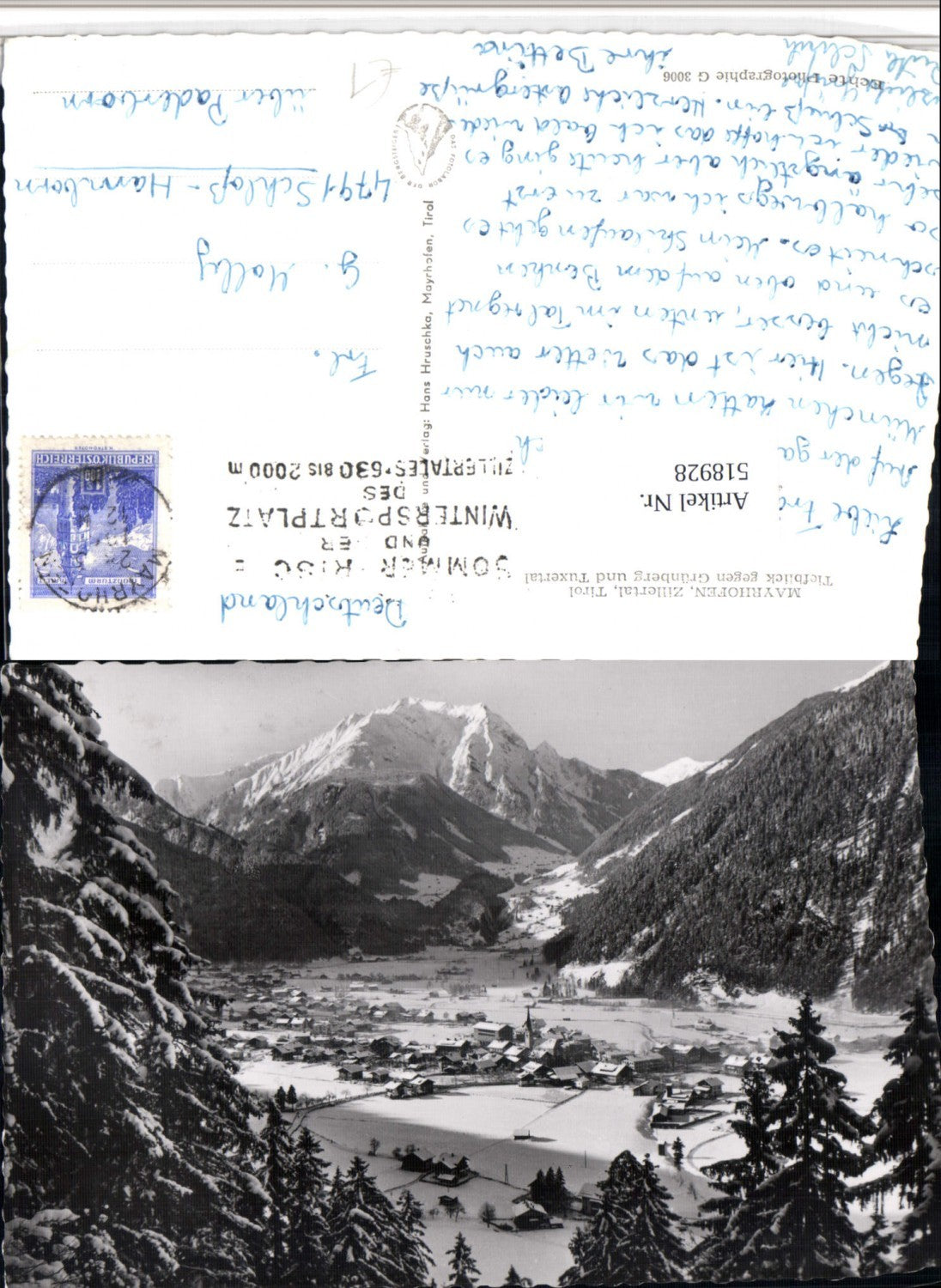 Alte Ansichtskarte – Old Postcard