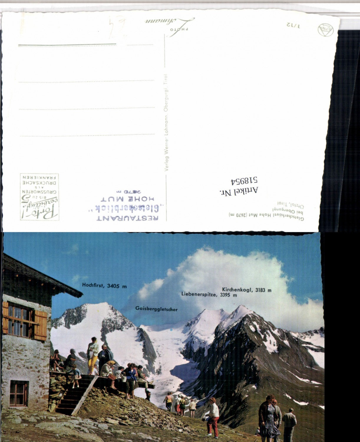 Alte Ansichtskarte – Old Postcard