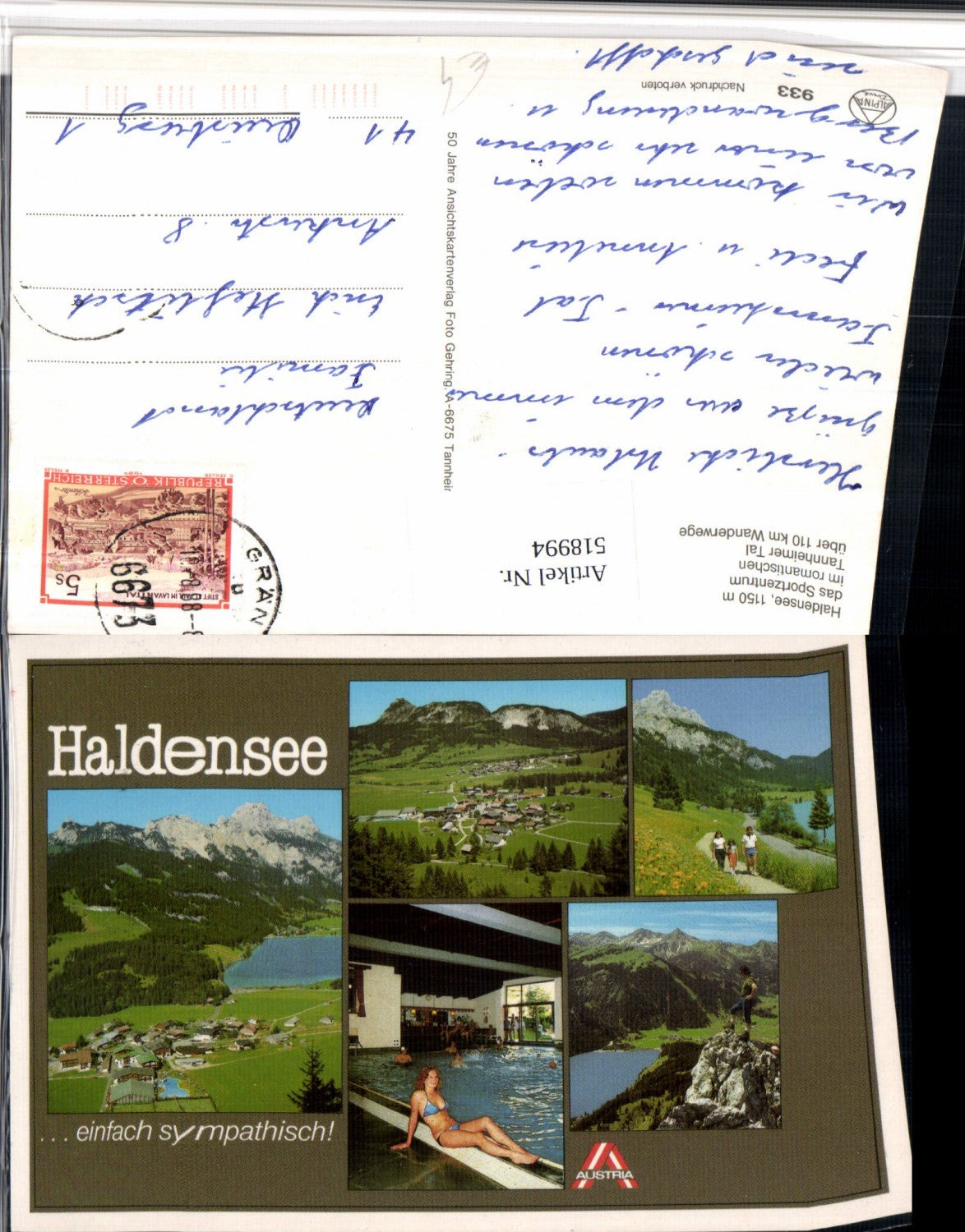 Alte Ansichtskarte – Old Postcard