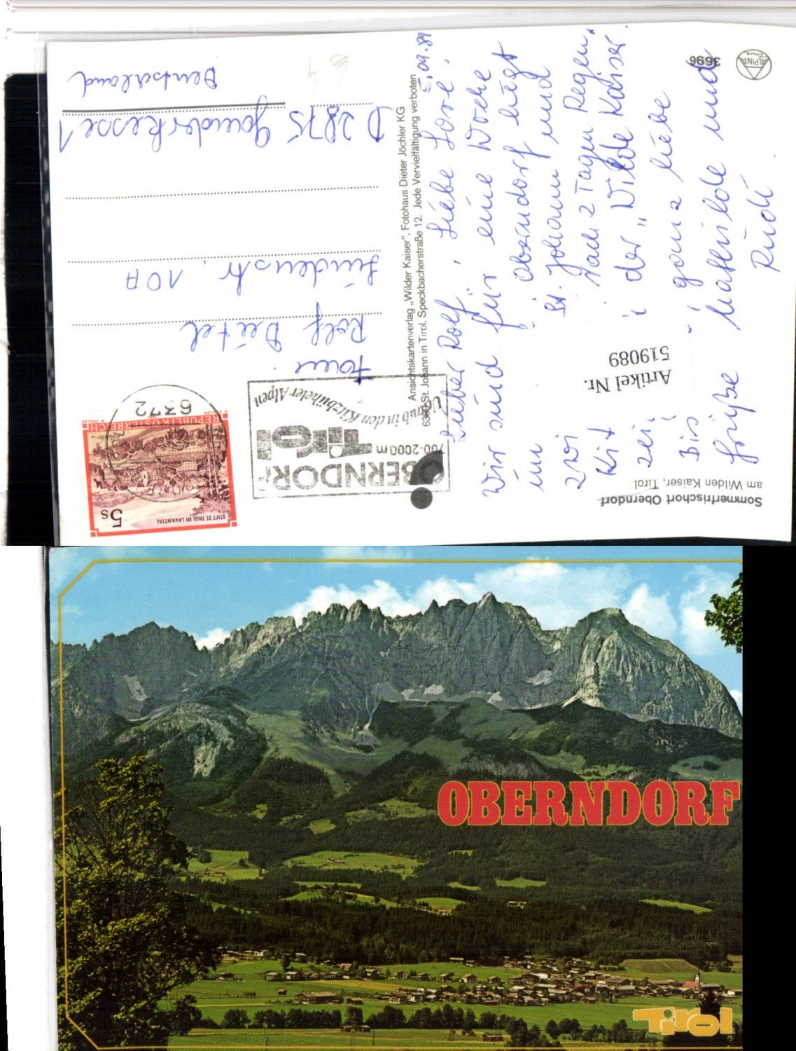 Alte Ansichtskarte – Old Postcard