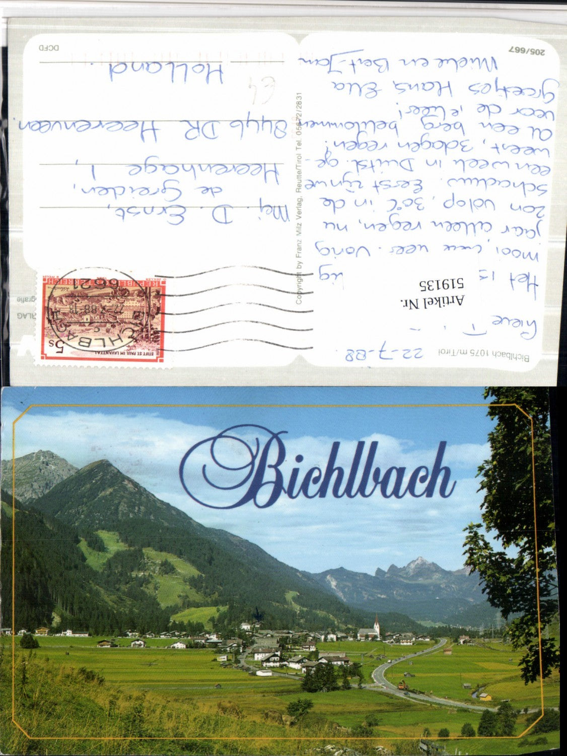 Alte Ansichtskarte – Old Postcard