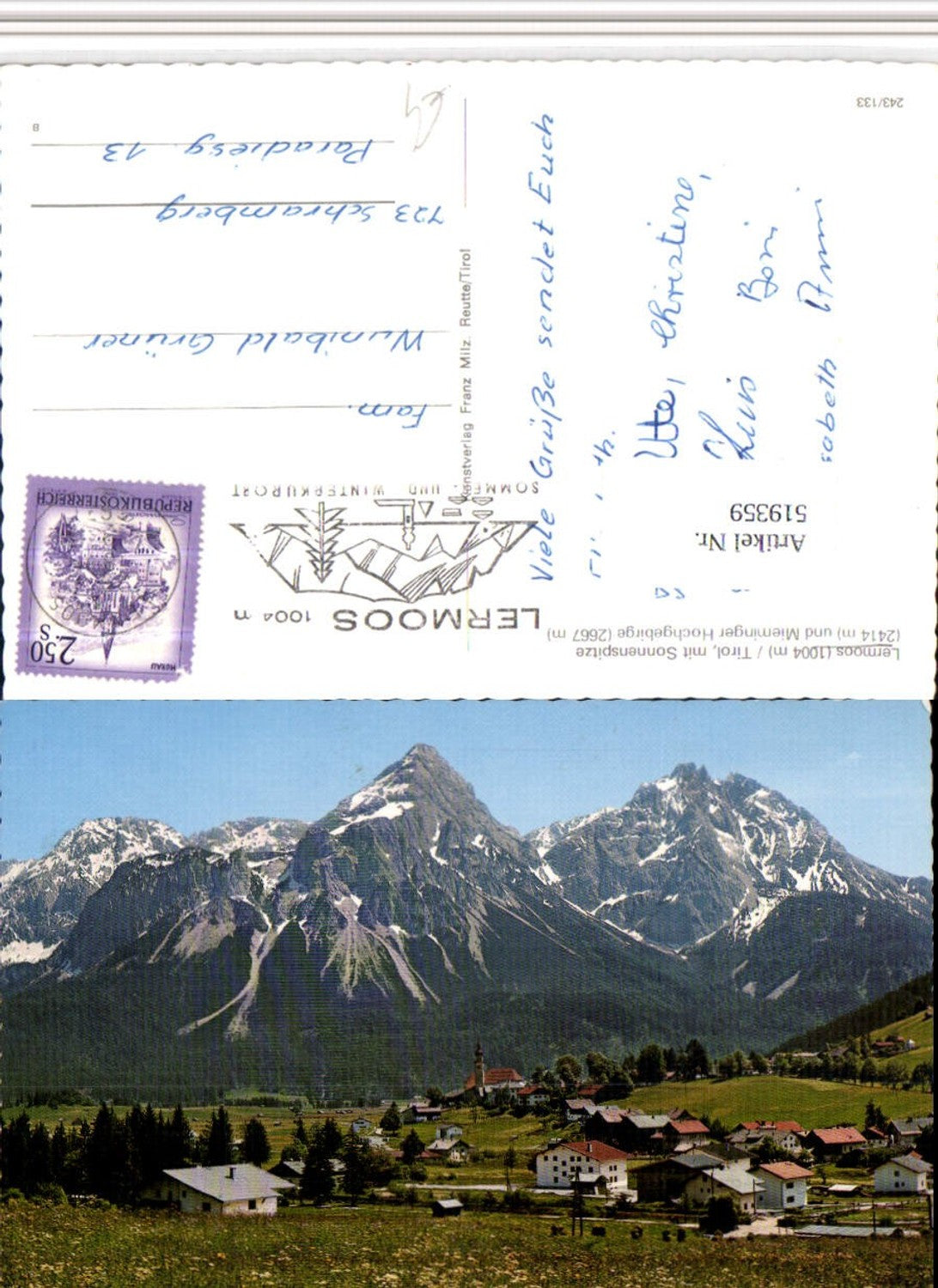 Alte Ansichtskarte – Old Postcard